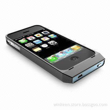 Power Bank Battery Case for iPhone 4, with 1,700mAh Polymer Cell Inside